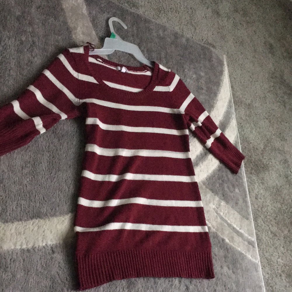 Nice red and white pattern shirt